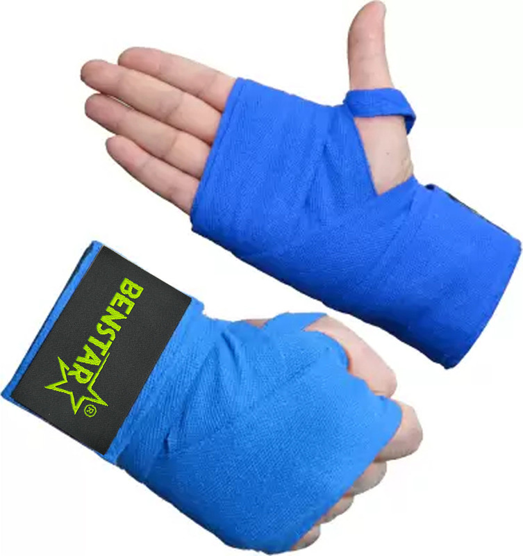 Benstar Blue Boxing Hand warp cotton Material Boxing Hand Wrap(108 inch)