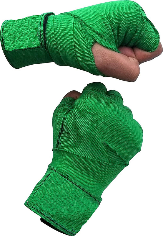 uRock Boxing Bandage Gym Gloves Hand Wraps Supports Green Boxing Hand Wrap(Green, 110 inch)
