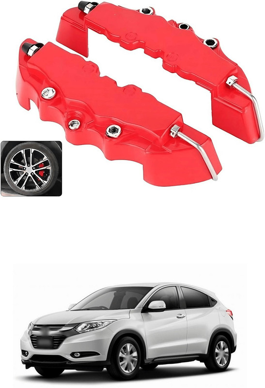 GONAMA Universal PVC Disc Brake Caliper Covers Kit 3D Decor Brake Caliper Guard SG437 Brake Caliper
