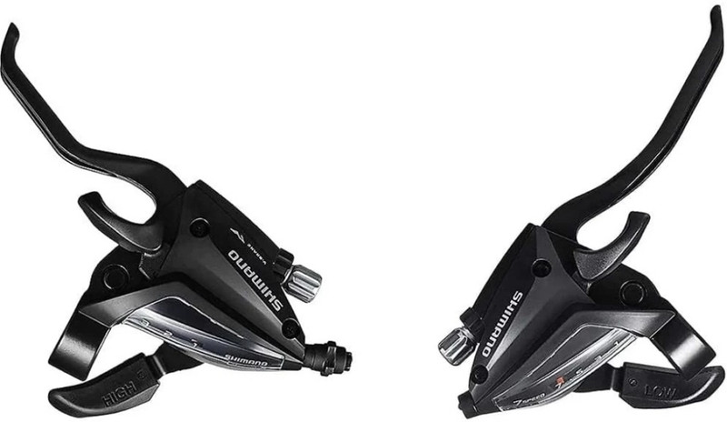 CYCLOWN BEST IN CLASS ALL ALLOY FRONT & REAR 3X7 21 SPED SHIIMANO GEAR SHIFTER Brake Shoe(Black)