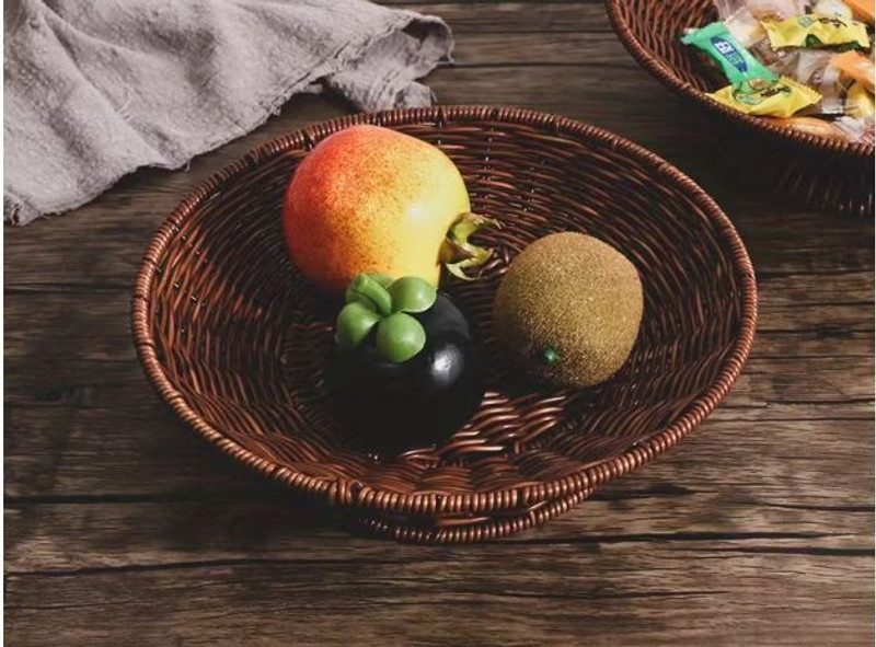 PAUL SONS Wooden Bread Basket(Brown)