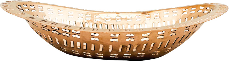 Shivshakti Arts Copper Bread Basket(Brown)