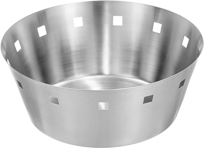 BARDECOR Stainless Steel Bread Basket(Steel)