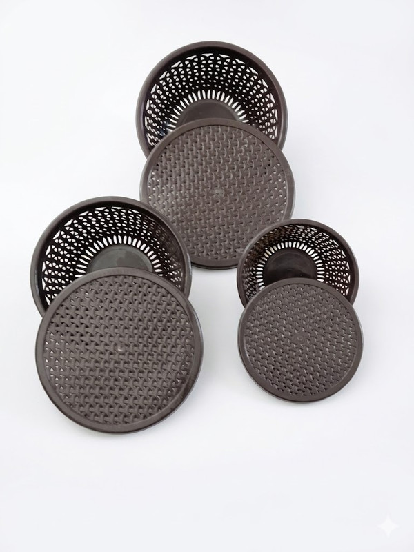 Yogiraj sales Plastic Bread Basket(Green)