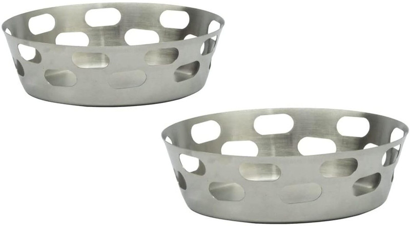 finality Stainless Steel Bread Basket(Silver)