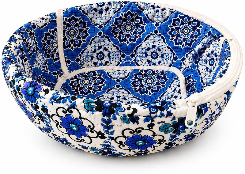 ECOVIVE Cotton, Plastic Bread Basket(Multicolor)