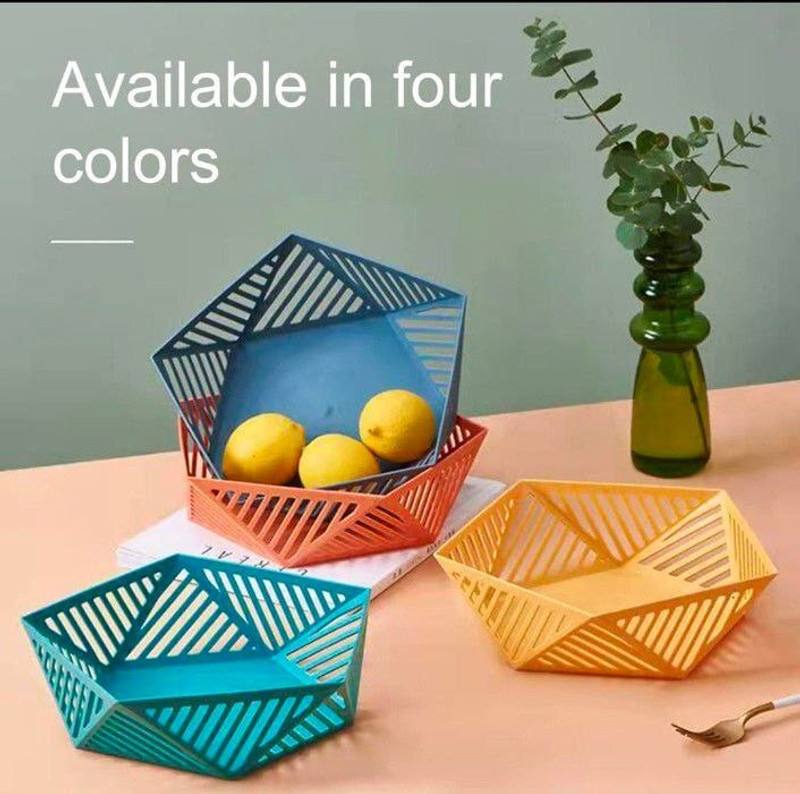 HNK PENTAN TOPLI Plastic Bread Basket(Multicolor)