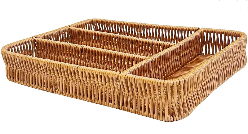 RAYCRAFT Polyresin Bread Basket(Brown)
