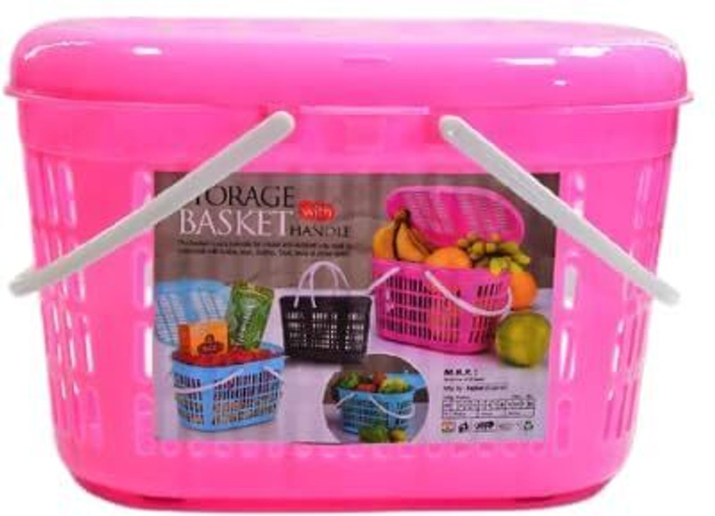 Drumstone Plastic Bread Basket(Pink)
