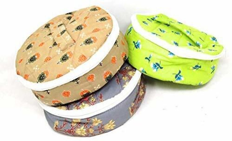 GKWISHBOX Cotton Bread Basket(Multicolor)