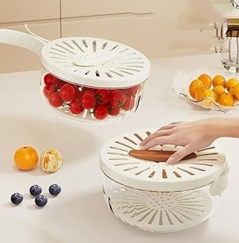 RASHARSH Plastic Bread Basket(Beige)