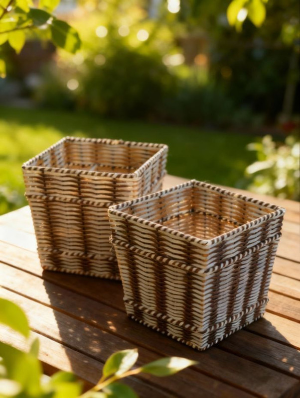 DEKORIMS Iron Bread Basket(Brown)