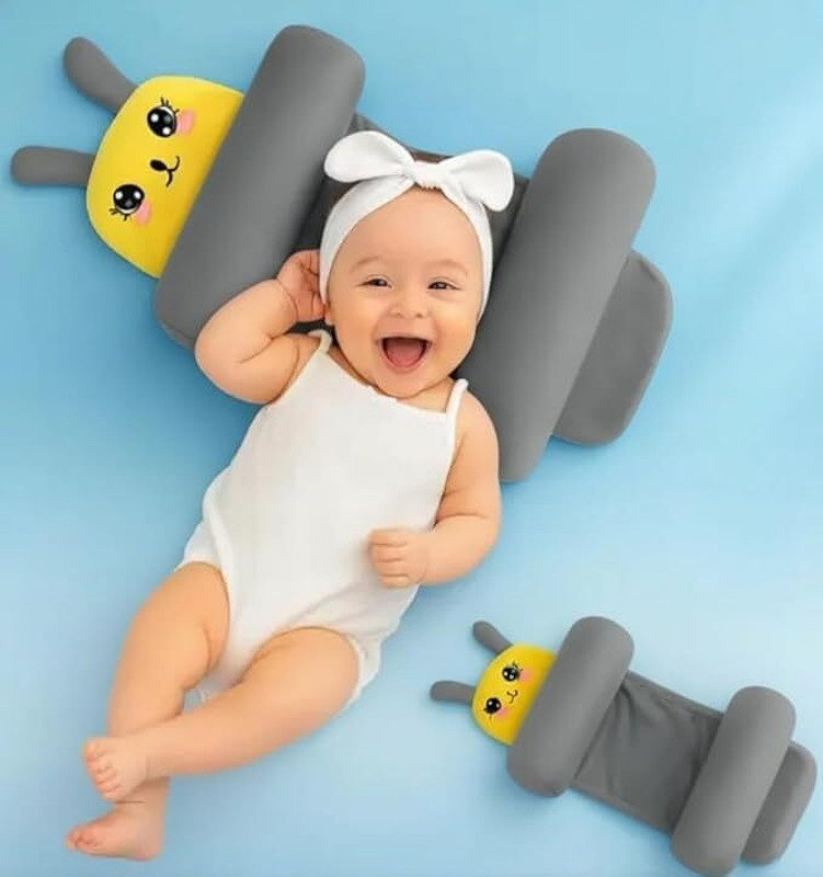 Vokiuyh Grey Pillow For Kids Strap on Breast Pillow