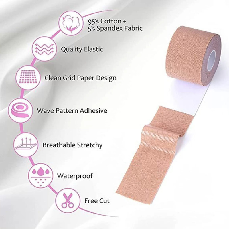 Professor Multipurpose Tape for Women,Lifting Body Tape,Boob Tape for Breast Lift Nursing Breast Support Cushion