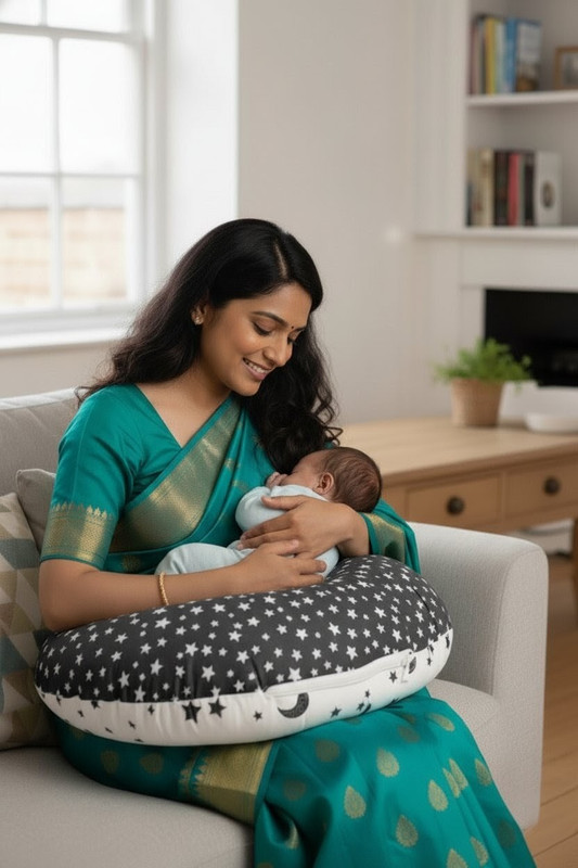 Parihar Enterprises MOM AND BABY Breastfeeding Pillow