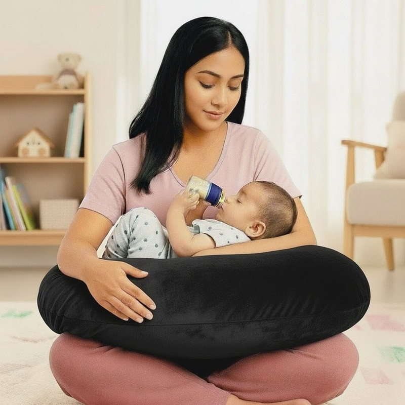 GOLDENHUB Breastfeeding Support for Mom & Infant |Multi-Purpose Feeding Pillow for Newborn Breastfeeding Pillow