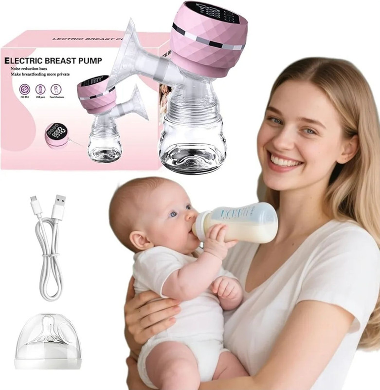 OPINA Electric Breast Pump for Mothers with Rechargeable & Silent Operation  - Electric(Multicolor)
