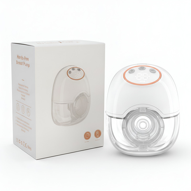 AENTIK Round Breast Pump Electric - Electric(White)