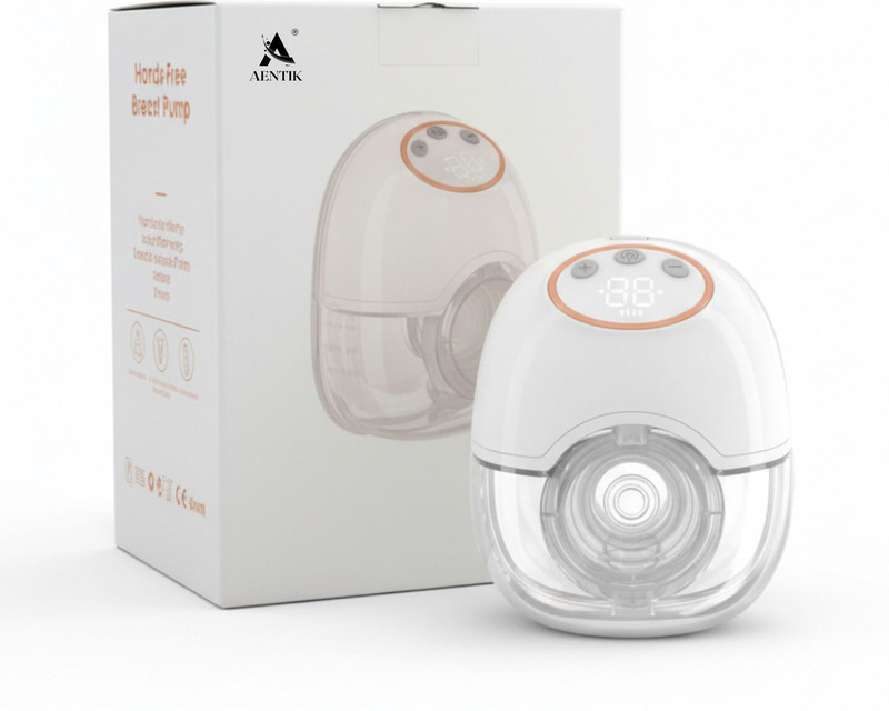 AENTIK Premium Silent Breast Pump - Electric(White)