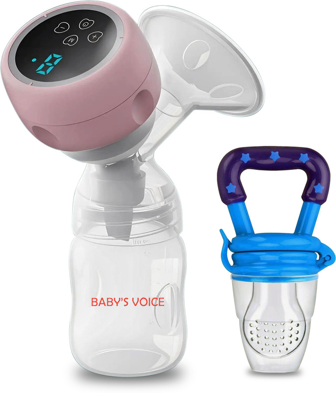 Baby's voice Smart Wearable Electric Breast Pump | 4 Modes | Rechargeable | Quiet  - Electric(White)
