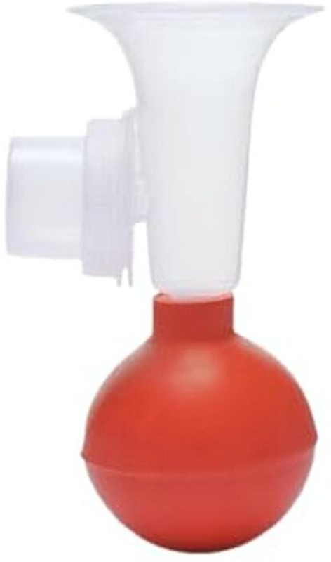 EASYAID Manual Breast Pump with Milk Storage Container Gentle, Safe, Reliable  - Manual(Red, White)
