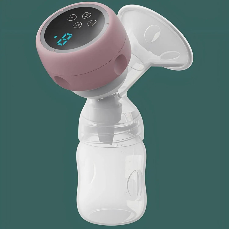 Jiyancreation Portable Automatic Electric Milk Pump for Brestfeeding Breast Pump - Electric(Pink)