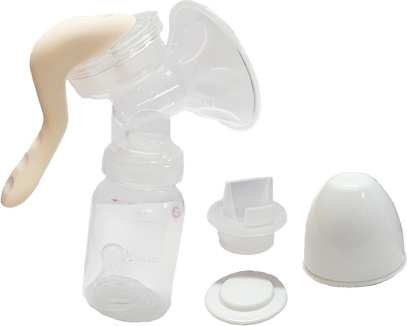 Lisamed Manual Breast Pump| Breastfeeding Bottle| Leak Proof,Baby Safe Material,BPA Free - Manual(White)