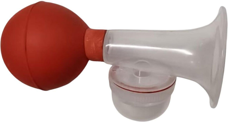 ROSSIFY Manual Breast Reliever Pump for Nursing Mothers, BPA Free, Gentle Suction  - Manual(Red & white)