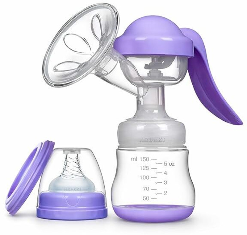 AENTIK Manual Breast Pump Comfort Flow Manual Breast Pump for Breastfeeding Mothers  - Manual(Purple)