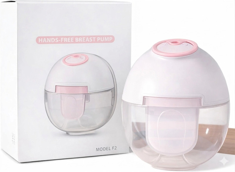 terich Wearable Electric Breast Pump for Feeding Mothers, Portable & Rechargeable  - Electric(Pink)
