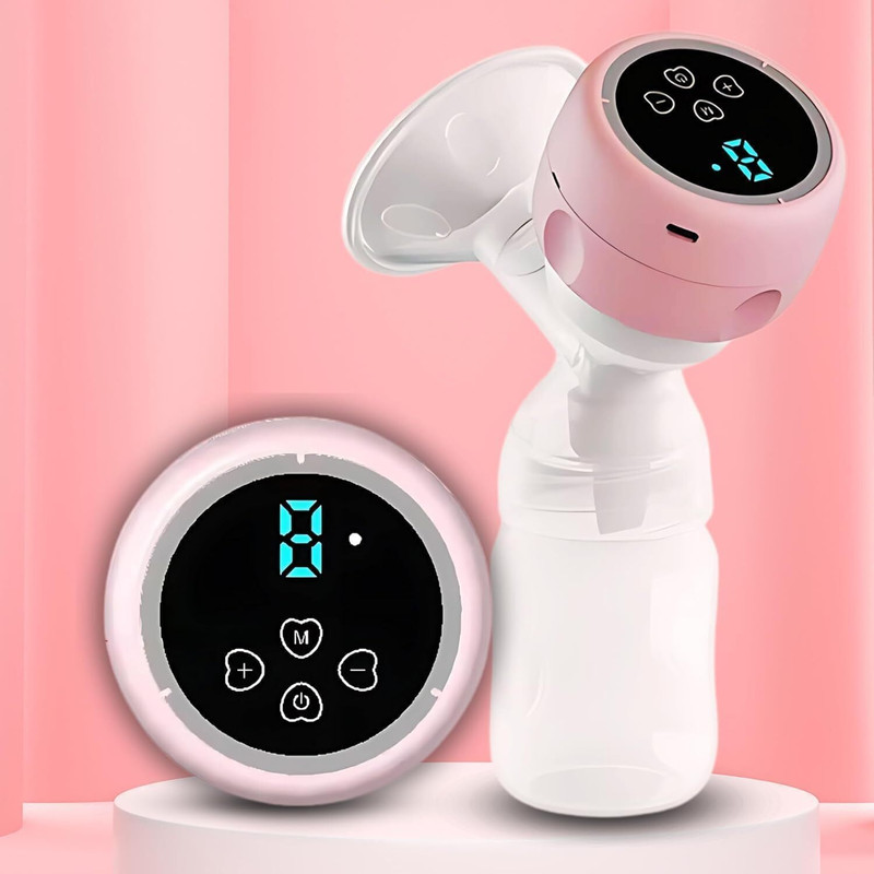 BSValueMart Hands Free Wearable Electric Breast Pump, BPA-Free, 4 Modes, Rechargeable - Electric(Multicolor)