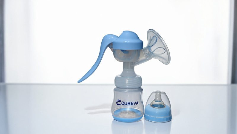 CUREVA Silicone Manual Breast Pump 180ml,  - Manual(MULTIPAL)