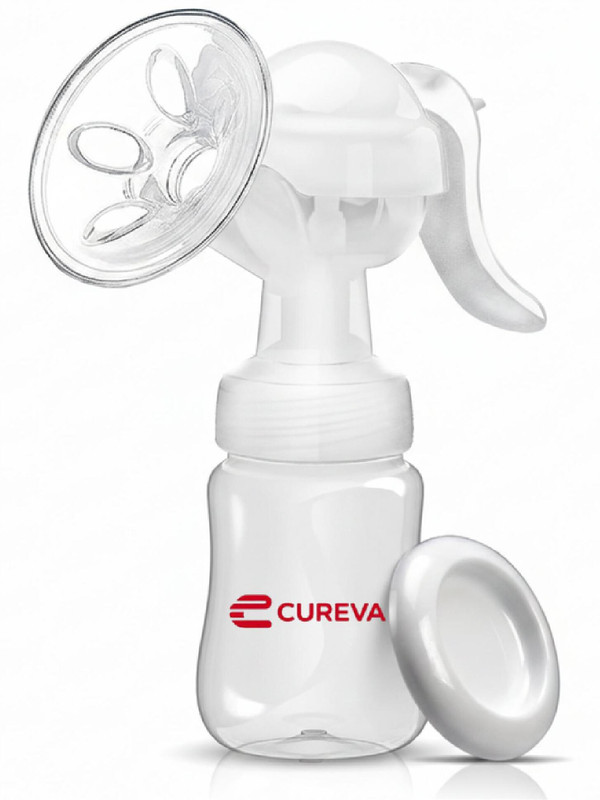 CUREVA Manual Breast Pump, Ergonomic Handle for Easy & Painless Breast n - Manual(MULTIPAL)