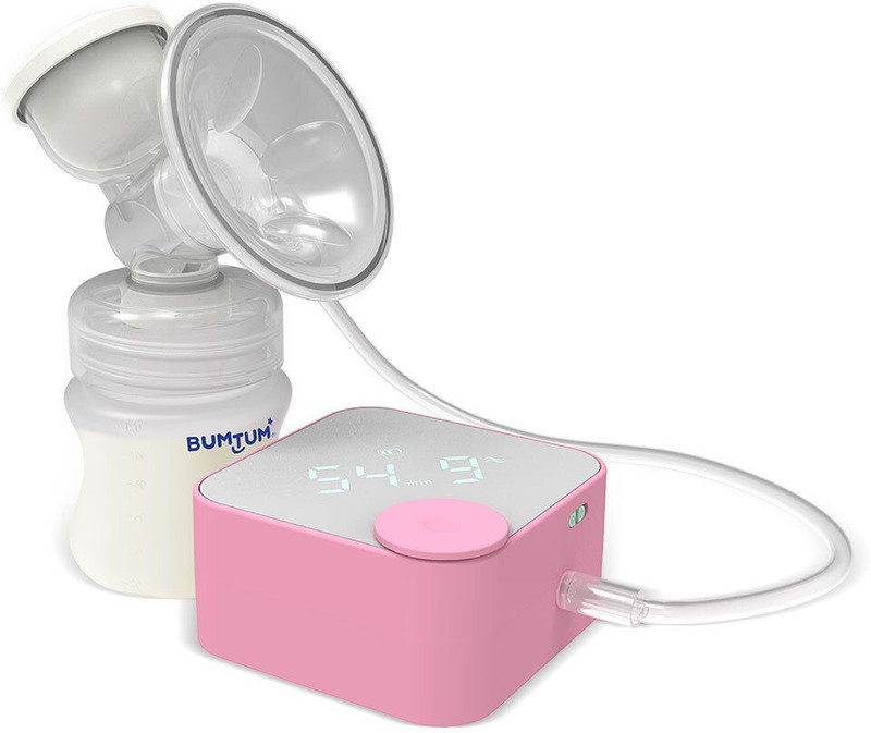 BUMTUM Electric Breast Pump With Digital Touch Screen USB & Battery Bpa Free For Moms  - Electric(Pink)
