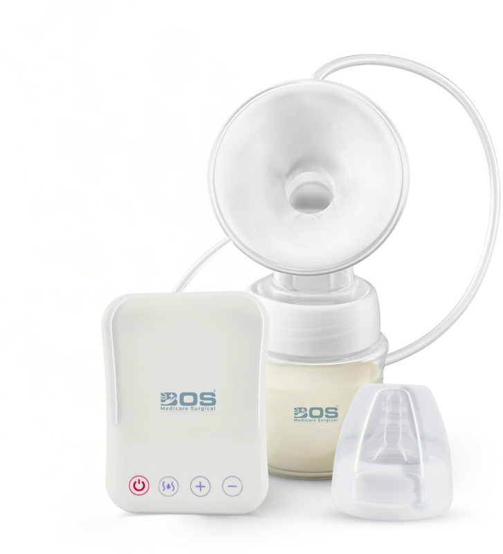 Bos Medicare Surgical Electric Breast Pump EBP-02 Portable & Compact USB Charging,  - Electric(White)
