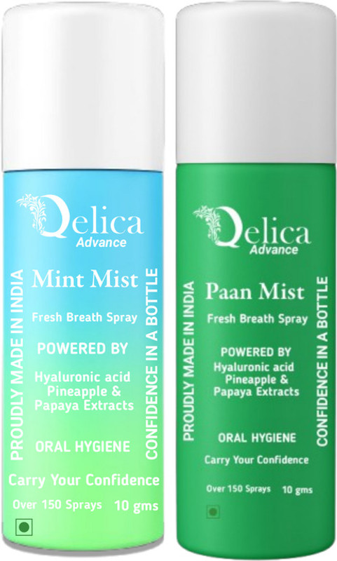 Qelica Premium Mouth Freshener Spray Perfect for Kissing, Fresh Breath & Confidence Spray(20 g)