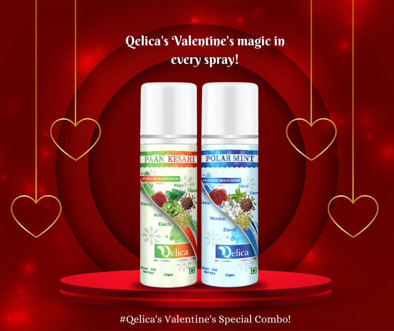 Qelica Love Special Men & Women Mouth Freshener Long-Lasting Kiss-Ready Breath Freshner Spray(30 g)