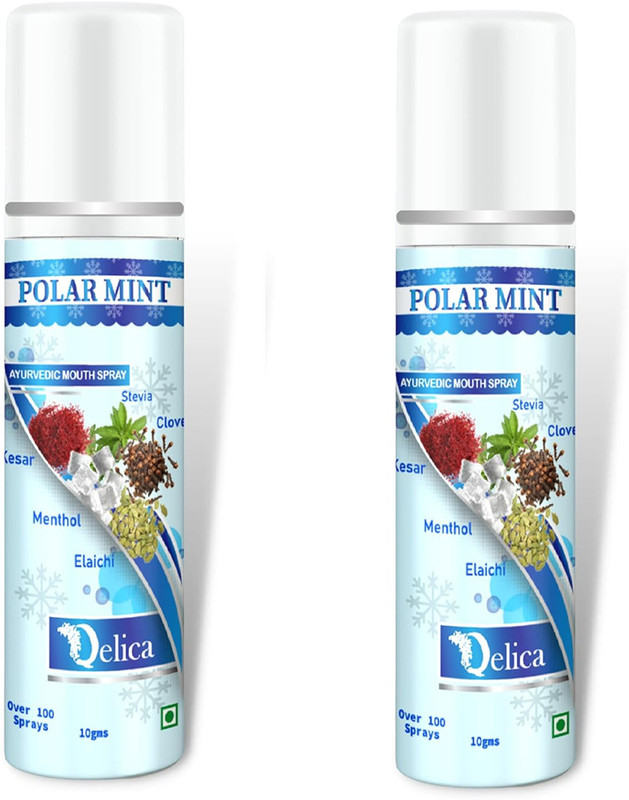 Qelica Ayurvedic Mouth Breath Freshener Spray for Men and Women Spray(20 g)