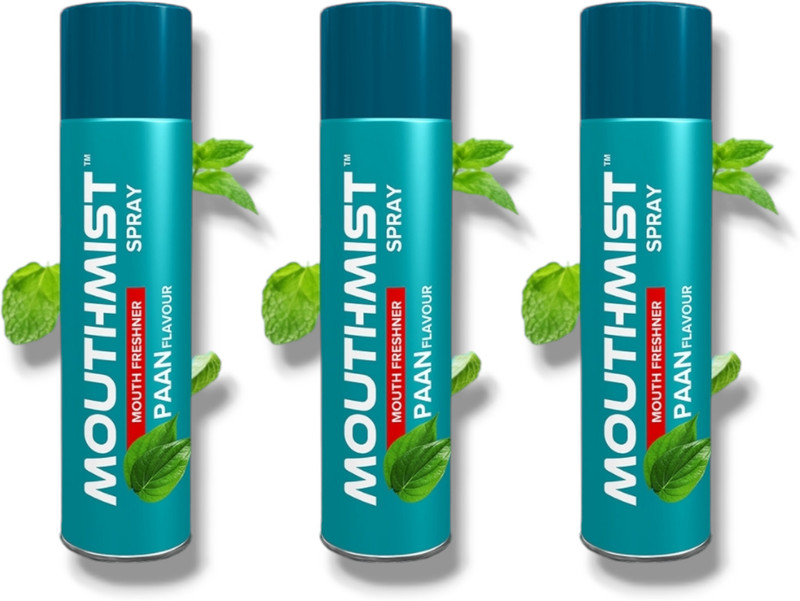 smart laboratories MOUTHMIST SPRAY | MOUTHFRESHNER | PAAN FLAVOUR | PACK OF 3 EACH 15 GMS Spray(45 g)