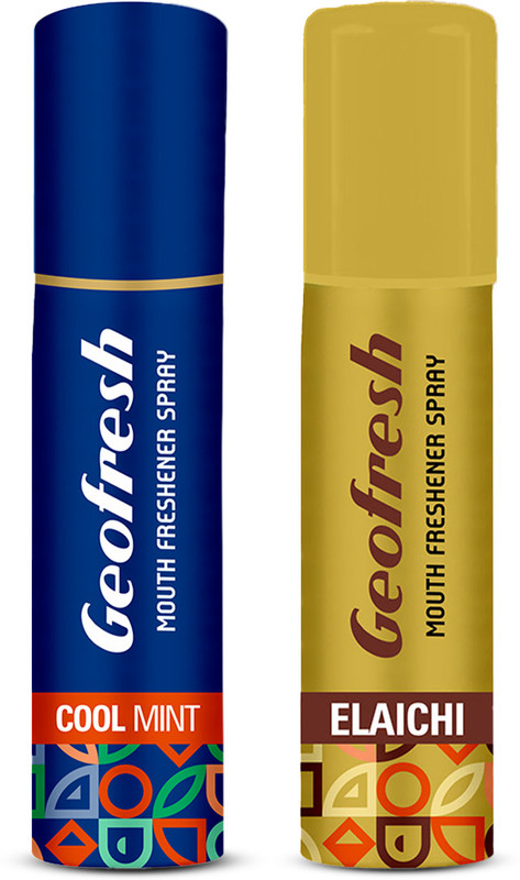 Leeford Geofresh Spray Mouth freshener Mint & Elaichi Flavor Pack of 2 Spray(30 g)