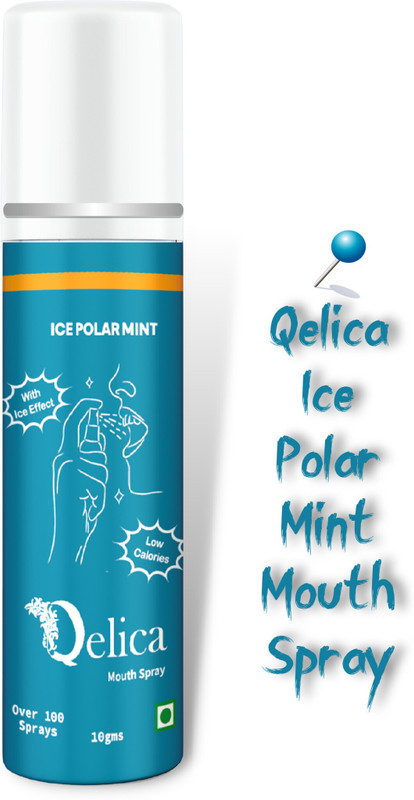 Qelica Ice Polar Mint Instant Mouth Freshner Spray Oral Care Spray(10 g)