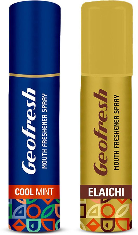 Geofresh Geofresh Mouth Spray Cool Mint + Elaichi Flavor ( 2 Pc x 15 gm ) Spray(30 g)