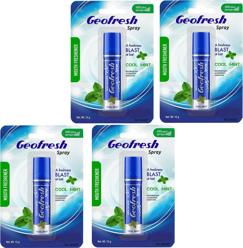 NG MART NG COOL MINT MOUTH SPREY PACK OF - 4 Spray(60 g)