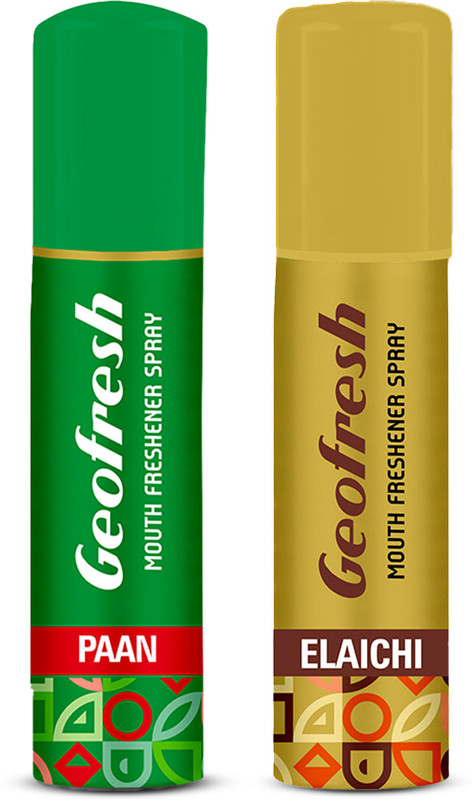 Geofresh Mouth Freshener Spray Elaichi + Paan (2x15g) Spray(30 g)