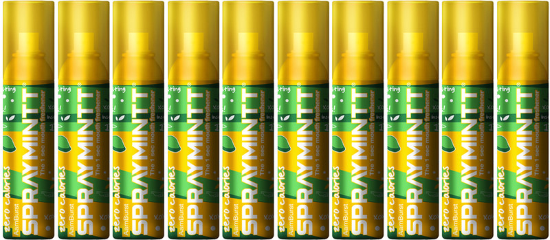 Spraymintt 1 second Instant Mouth Freshener - Aamburst| Be Kiss Ready| Spray(30 g)