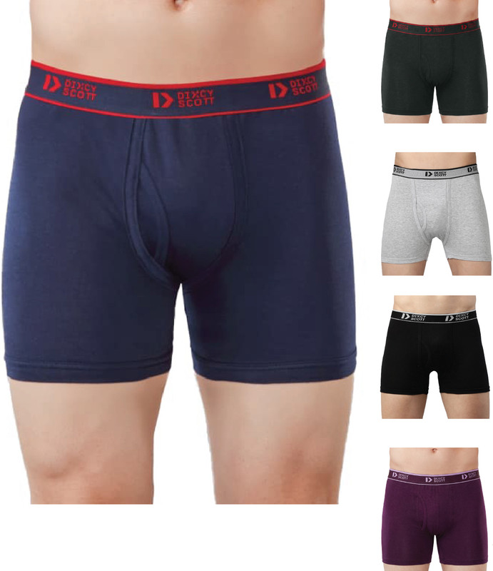 Dixcy Scott Originals Men Cross 100% Combed Cotton - Breathable | Fly front C-open Brief