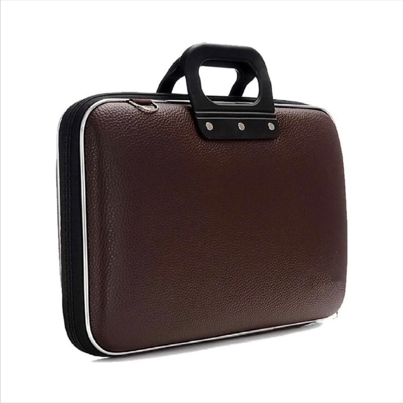 TURACO TRC 1006 20L Stylish Leather Laptop Bags Medium Briefcase- For Men & Women (Brown) Medium Briefcase - For Men & Women(Brown)