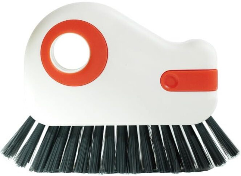 Roswaqio 2 in 1 Groove Cleaning Brush Window Track Cleaning Tools, Multifunction Bristle Nylon Flat Pastry Brush(Pack of 1)