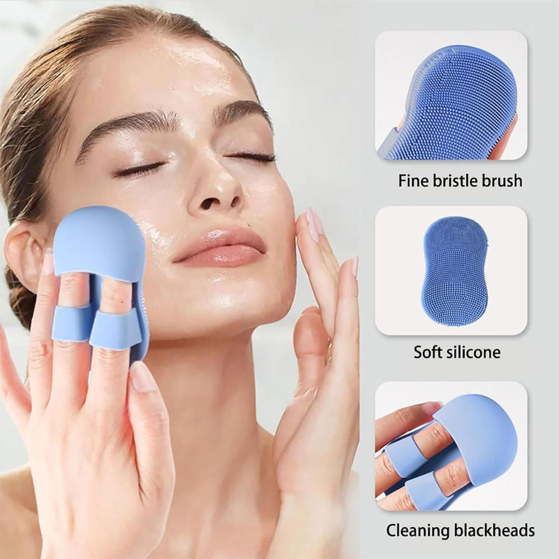 VRV Silicone Face Scrubber for Women & Men (