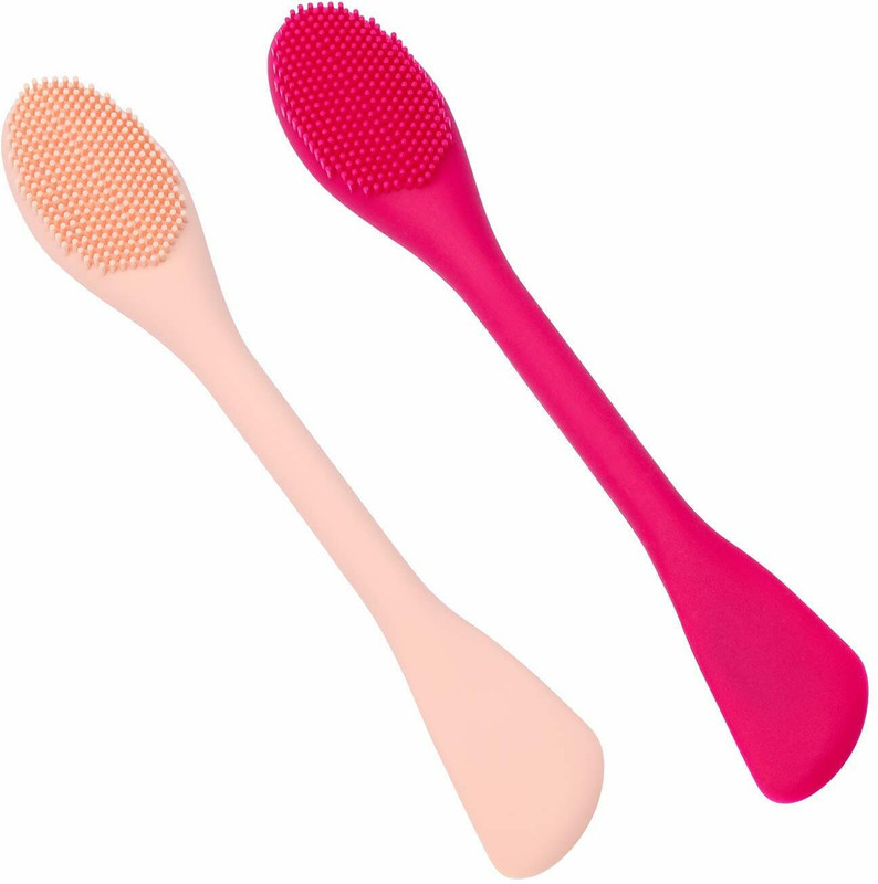 KIRA 2 In 1 Silicone Face Mask Brush & Facial Cleansing Brush For Women(Pack of 2)
